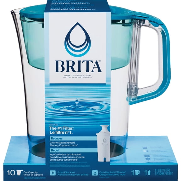 Brita 50686 Water Filter Pitcher Filter, 10 Cup Capacity - Quantity 2