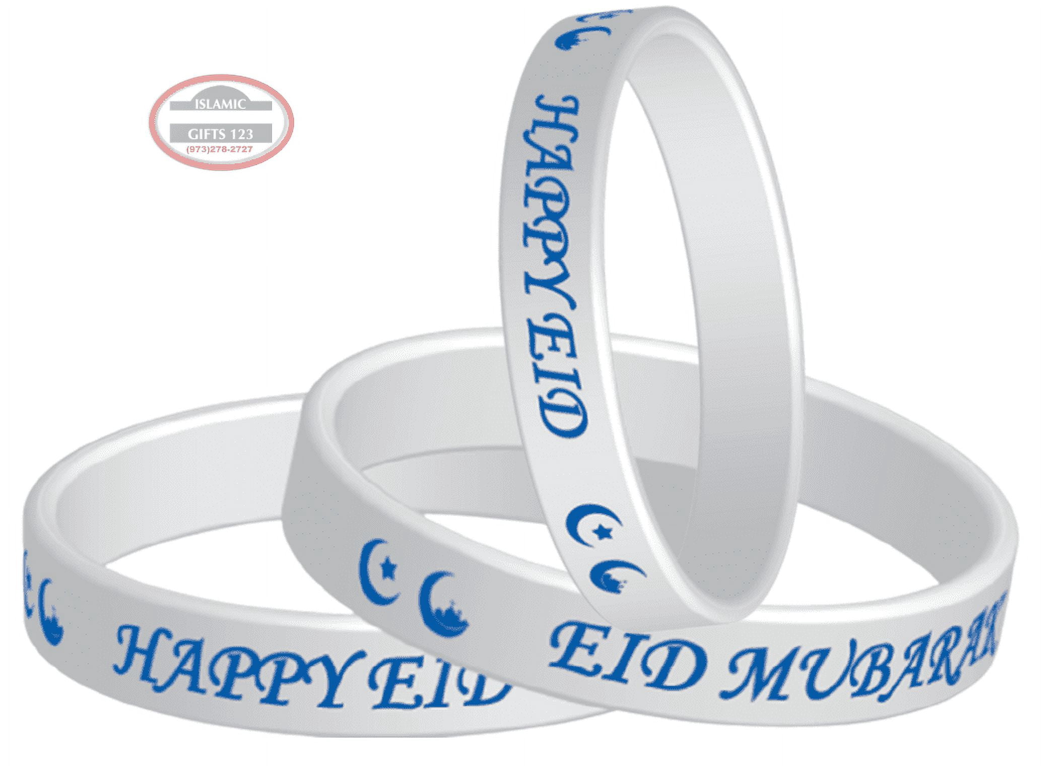 HOWAF 35 Bracelets Eid Mubarak En Silicone – Ramadan – Élastiques – Cadeaux Pour Enfants Et Adultes