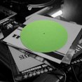 thumbnail image 1 of SHINYPASING 2Pcs Turntable Mat Felt Green Anti-skid Replacement Pad for CD Players, 1 of 6