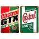 thumbnail image 1 of Placa Metal Vintage Kit Pintura Hierro Rectangular Al Óleo Castrol 20x30cm 2 Uds., 1 of 9