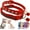 Red, variant on Extra Small Dog Collar with Bell, 2-Pack Puppy Collar with Bells Reflective Kitten Cat Collars Adjustable Buckle for Tiny Little XS XSmall Small Breed Pets Dogs Girls Female Chihuahua
