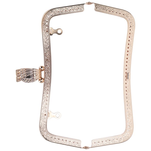Herwey DIY Purse Frame, Strict Quality Control And Quality Assurance Purse Frame, Practical And Durable 20cm Purse Frame, Bag DIY Wallet For Luggage Handbags