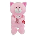 thumbnail image 4 of Kid Connection soft animal mama with baby 14''H Cat, 4 of 5