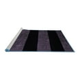 thumbnail image 2 of Ahgly Company Machine Washable Indoor Rectangle Abstract Blue Modern Area Rugs, 5' x 8', 2 of 4