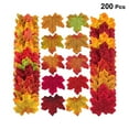 thumbnail image 2 of Gymnture 200pcs Artificial Maple Leaves Fall Leaf Wedding Party Decor, 2 of 10