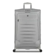Swiss Gear Checklite Softside Checked Suitcase Tear-resistant 8 Wheels - Gray
