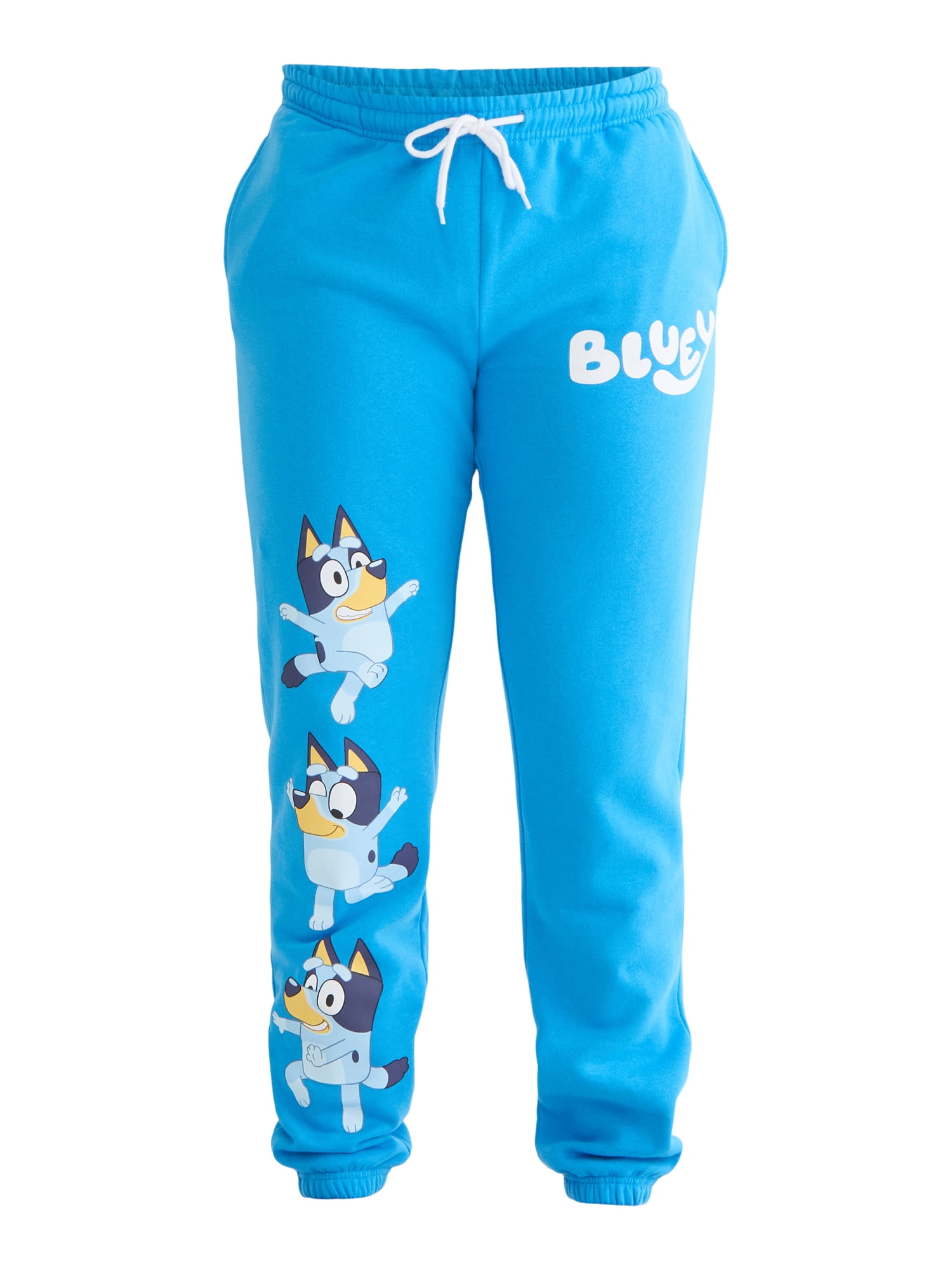 Bluey Men's Happy Graphic Print Jogger Pants, Sizes S-3XL