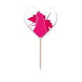 thumbnail image 1 of women posture shadow  Toothpick Flags Heart Lable Cupcake Picks, 1 of 3
