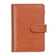 thumbnail image 1 of Juego de bloc de notas de cuero A6, carpeta, kit de planificación de presupuesto, diario portátil para mujeres y hombres, marrón, 1 of 5