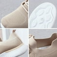 thumbnail image 6 of Women Wedge Sneakers Mesh Women's Fresh Foam X-70 V1 Sneaker Socks Casual Outerwear Women internationalist Women Sneaker Shoes Breathable Casual Sports Flat Sneaker Boots for Women Shoes 8, 6 of 9