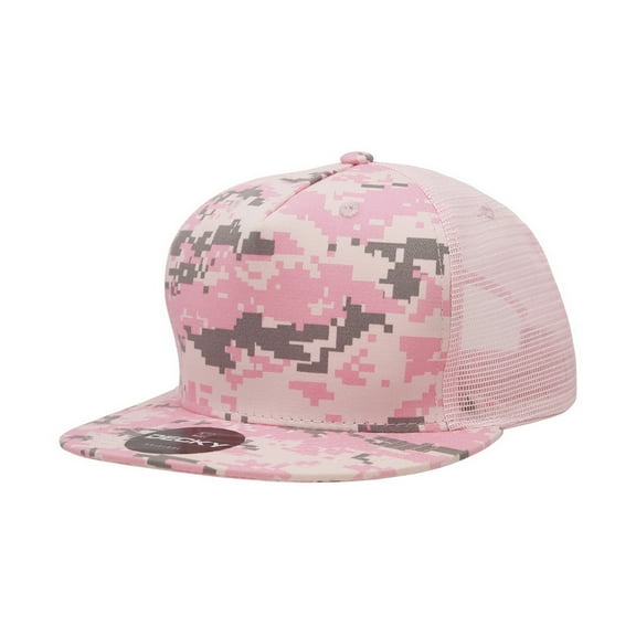 Decky 1040 5 Panel High Profile Structured Cotton Blend Trucker-PKD