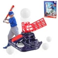 thumbnail image 1 of Xihbxyly Lanzador de Béisbol, Máquina de Lanzamiento Ajustable, Mejora La Coordinación Ojo-Mano, Diversión Al Aire Libre, Actividad para Fortalecer La Familia, Fácil de Instalar, Incluye 4 Pelotas y, 1 of 7