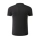 thumbnail image 4 of Tops para hombre, blusas y camisas de cuello redondo y manga corta para hombre, camiseta de manga corta de tejido laminado transpirable, sin costuras y con solapa de color liso de seda de hielo para h, 4 of 4
