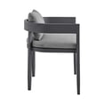 thumbnail image 4 of Argiope Outdoor Patio 7-Piece Dining Table Set in Aluminum with Grey Cushions Armen Living, 4 of 12