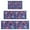 Blue Pioneer Flower-1, variant on Blue Pioneer Flower and Paisley Pattern Kitchen Rugs Sets Of 3,Kitchen Runner Rugs Non Skid Washable,Decorative Kitchen Floor Mats for Kitchen,Sink,Laundry,17"x30" 17"x47" 17"x59"