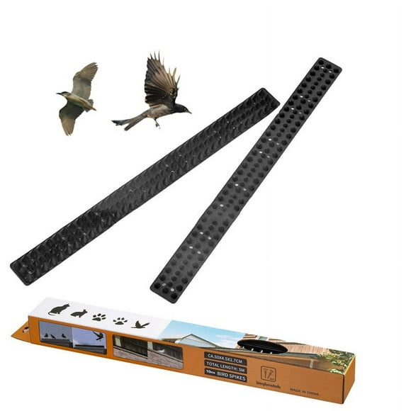 Defender Spike,10pcs Plastic Bird Spikes Security Fence Spike Anti Bird Spikes Sturdy Construction