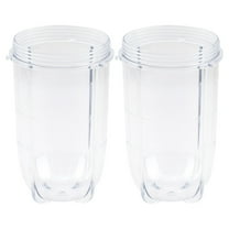 2 Pack 16 oz Tall Cup Replacement Part for Magic Bullet MB1001 250W Blenders