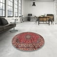 thumbnail image 4 of Ahgly Company Machine Washable Indoor Rectangle Traditional Tomato Red Area Rugs, 5' x 8', 4 of 7