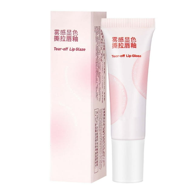 Fiudx Artículos en oferta con ofertas flash Brillo de labios desprendible que no se desvanece Lápiz labial desprendible