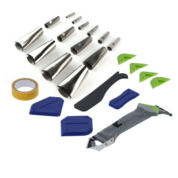 Sealant Finishing Tool,24Pcs Silicone Caulking Tools Reusable Caulking Tools Silicone Caulking Tools Convenient Use
