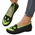 thumbnail image 2 of KEVCHE Halloween Pumpkin Shoes for Women, Knitted Slip-On Loafers with Cushioned Insole, Lightweight Casual Walking Shoes for Fall Party, Spooky Funny Footwear for Daily and Holiday Wear, 2 of 6