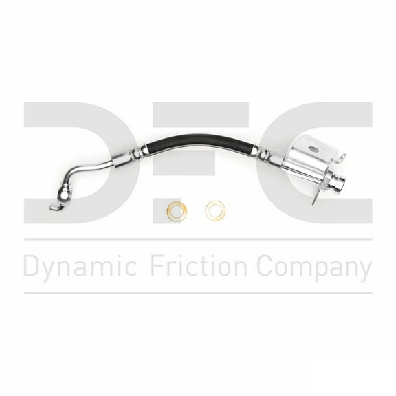 Rear Lower Left Dynamic Friction Company Brake Line Hose 350-03134 For 2012-2017 Hyundai Accent