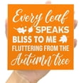 thumbnail image 7 of Zomyto 7x7 In Every Leaf Speaks Bliss to Me Fluttering from the Autumn Tree Wooden Box Sign Desk Decor, 7 of 7