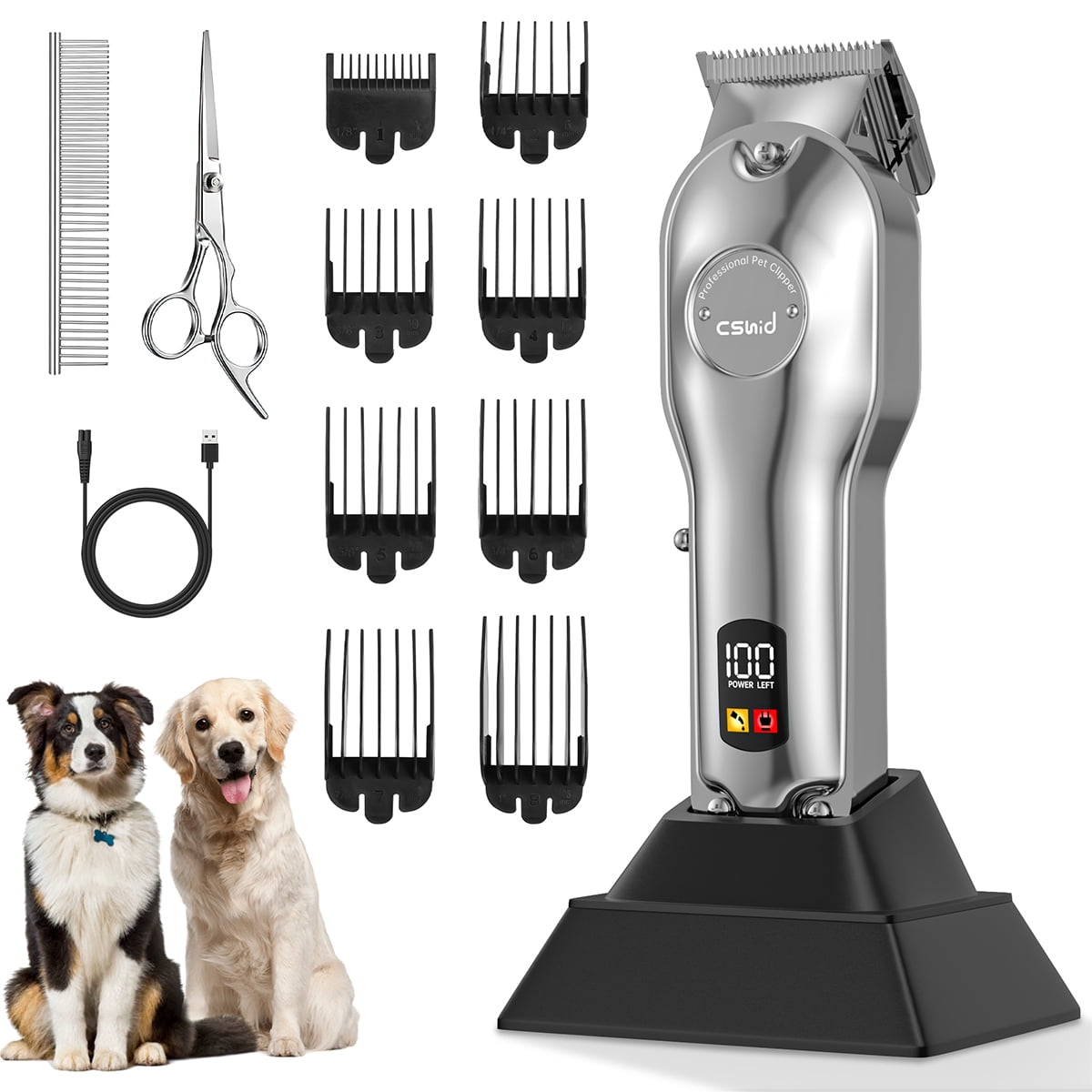 Neakasa, Dog Grooming Kit, Vacuum, Low-Noise, 5-in-1 - Walmart.com