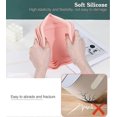 thumbnail image 3 of Foldable Tissue Box, Rectangular Silicone Tissue Box Holder, Convenient And Soft Tissue Dispenser, Waterproof Tissue Box For Office Bedroom Living Roo, 3 of 5