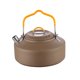thumbnail image 3 of Hervidor de agua para acampar de 1,0 l, tetera de agua, tetera de acero inoxidable, resistente para uso en fogatas, mango práctico versátil, tetera shamjiam Hervidor de agua al aire libre, 3 of 8
