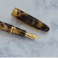 thumbnail image 2 of Esterbrook Estie Tortoise Brown  Gold Plated Trim Fountain Pen, 2 of 10