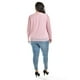 thumbnail image 3 of Blusa de mangas con relieve Roman Fashion Tallas Extras 5107 Rosa 40, 3 of 6