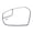 Silver-Left, variant on Car Left Right Rearview Side Wing Mirror Glass Heated For Ford Escape 2017 2018 2019 OE: GJ5Z17K707G GJ5Z17K707A