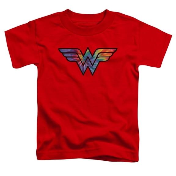 Wonder Woman - Wonder Woman Tie Dye Logo - Toddler Short Sleeve Shirt - 2T