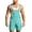 Mint Green, variant on Overall Shorts for Men Stretchy Solid Color Romper Work Jumpsuits Pink M