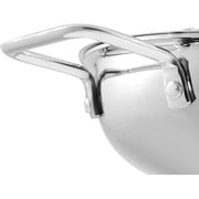 Vinod Smart Triply Stainless Steel Extra Deep Kadai with Lid - 26cm (3.7Ltrs) (Induction Friendly)