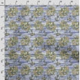 thumbnail image 3 of Soimoi Sea Shell Print,Cotton Cambric, Quilting Fabric Sold by The Yard 42 Inch Wide, Medium Weight Cotton Fabric, SewingSupplies,Light Blue & Green, 3 of 5