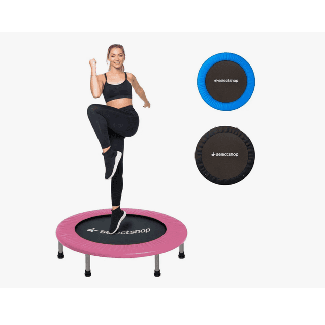 Trampolín Brincolín Para Aeróbicos Fitness Color Rosa