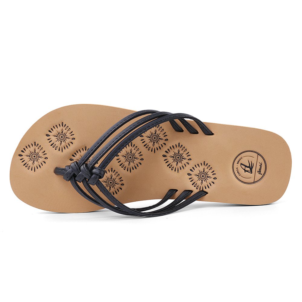 Aerusi Womens Livi Life Indoor Or Outdoor Casual Walking Flip Flop Sandals