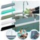 thumbnail image 4 of Protector de silicona para fregadero de cocina: diseño moderno, impermeable y antibacteriano, resistente a rayones, disponible en varios colores (gris, negro, blanco, verde, verde menta)., 4 of 5