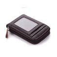 thumbnail image 2 of Men’s Genuine Leather Bifold Wallet, Slim Credit Card Holder with Zipper Pocket for Cash and Coins, TIKA, 2 of 3