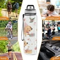 thumbnail image 6 of Motivational Water Bottle 32 oz with Straw, BPA Free Reusable Fitness Sport Bottle Perfect for Travel, School, Outdoors, and Gym Christmas Puppy, 6 of 6