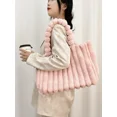 thumbnail image 4 of Nuevo bolso de peluche para mujer, bolso de peluche de moda, bolso de mano de gran capacidad, bolsos de hombro para mujer, gran oferta, 4 of 5