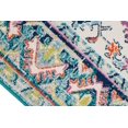 thumbnail image 3 of Saville Tapis de Zone Fiesta Bleu Vert 4 Pieds4"x6'2 Pouces, 3 of 4