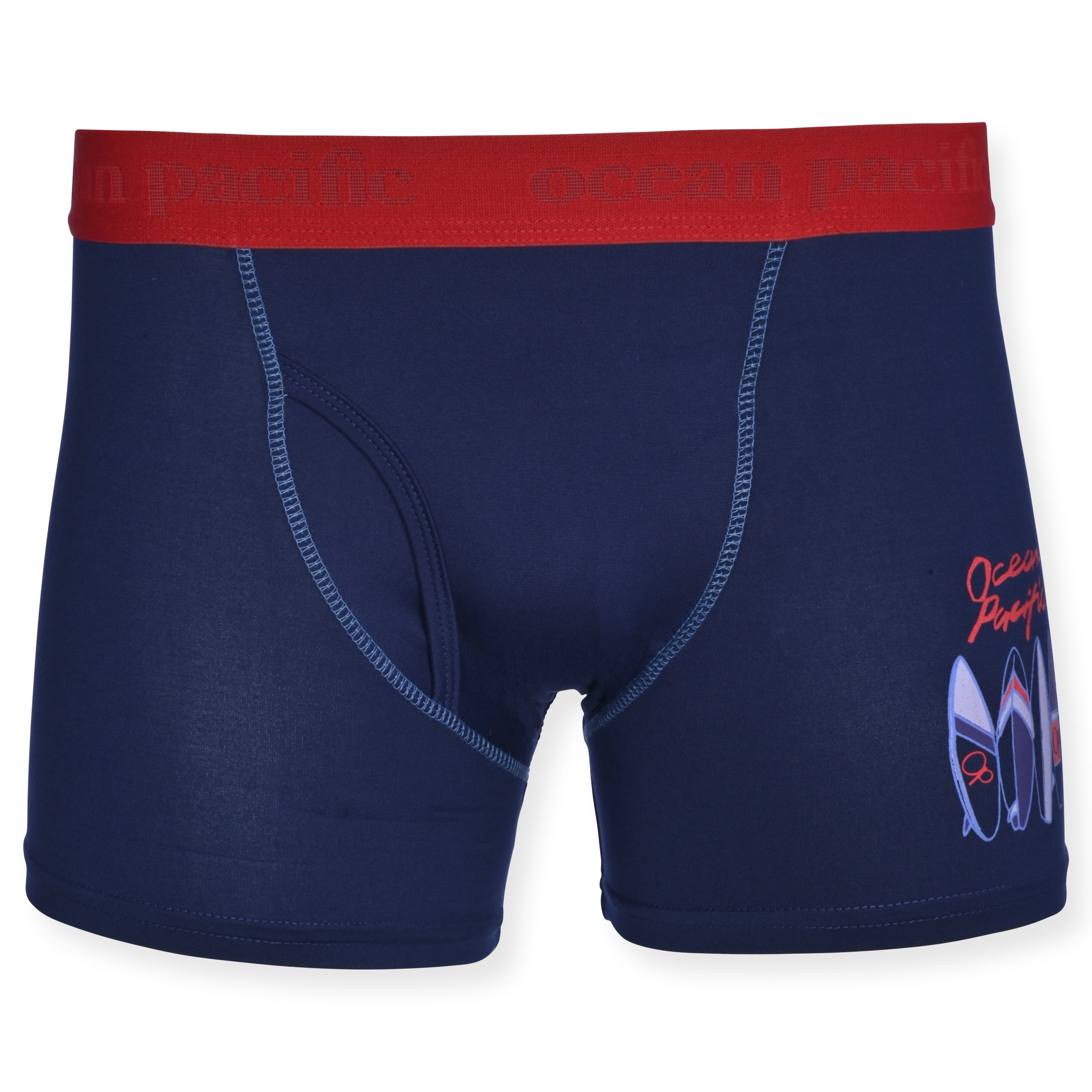 Ocean Pacific Men's Brushed Poly Boxer Briefs, 2-Pack, Sizes S-XL