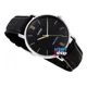 thumbnail image 3 of Reloj pulsera Casio MTP-VT01 con correa de cuero color negro - bisel plateado, 3 of 8