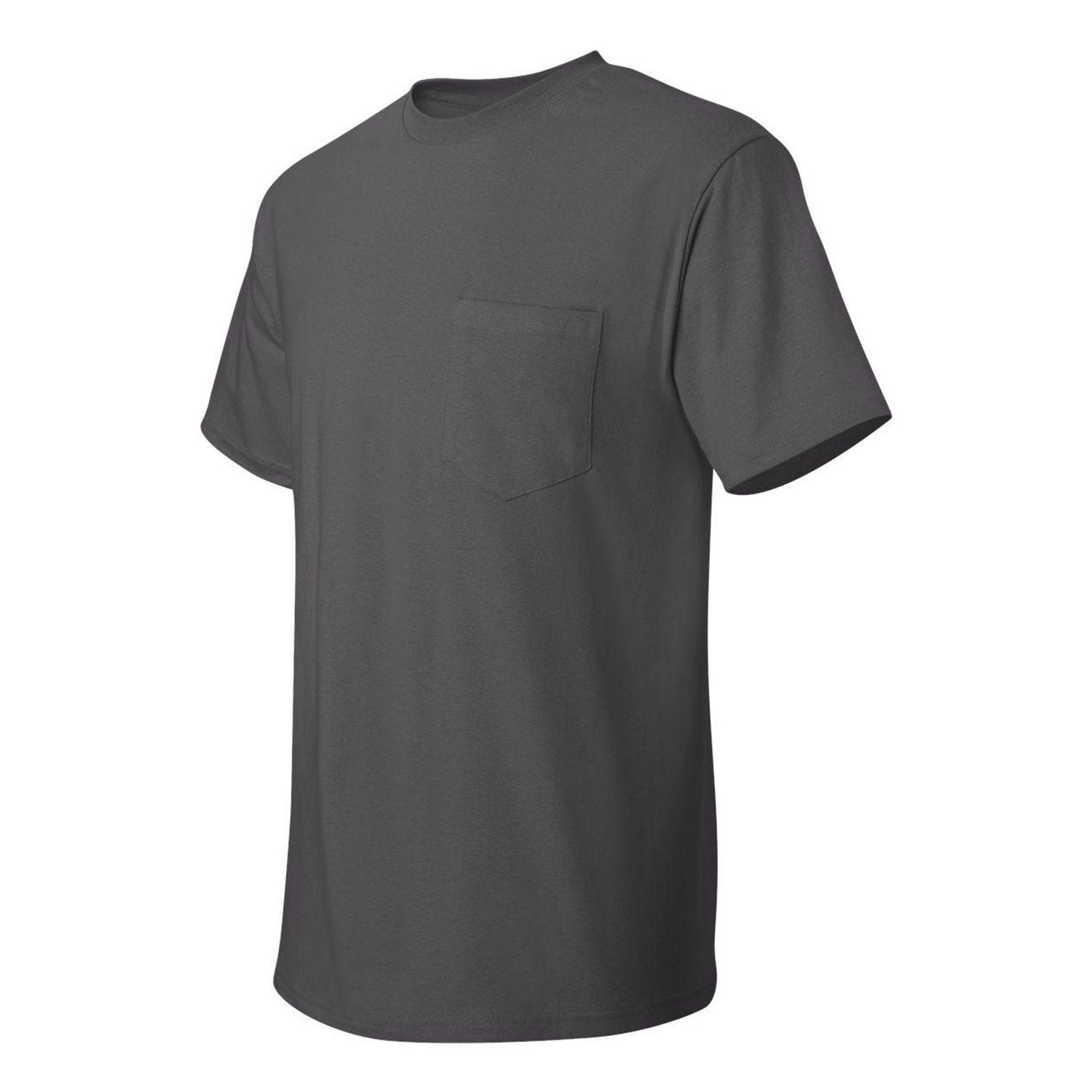 Hanes Men's & Big Men's Authentic Short Sleeve Pocket Tee, Sizes S-3XL