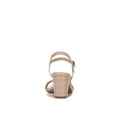 thumbnail image 2 of NATURALIZER Womens Beige Croc Non-Slip Padded Bristol Almond Toe Block Heel Buckle Slingback Sandal 8 M, 2 of 4