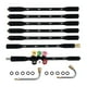 thumbnail image 2 of 9x poste de extensión de lanza de repuesto, conector rápido, accesorios de anillos , varilla de extensión de lavadora a presión para, 2 of 8