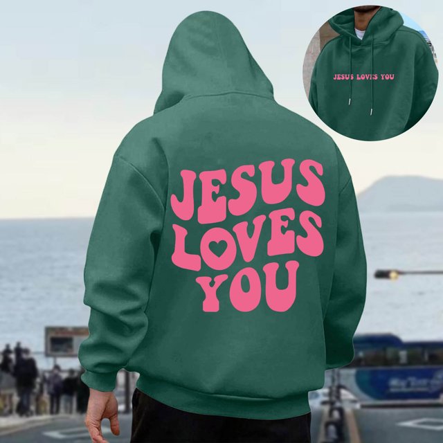 MHFRRA Sudadera con Capucha para Hombre, Forro Suave, Manga Larga, Cómoda, Informal, Moderna, Ligera y Cálida Verde oscuro